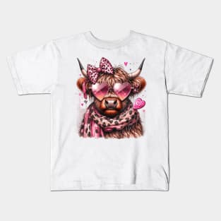 Cow Valentine T Shirt Valentine T shirt For Women Kids T-Shirt